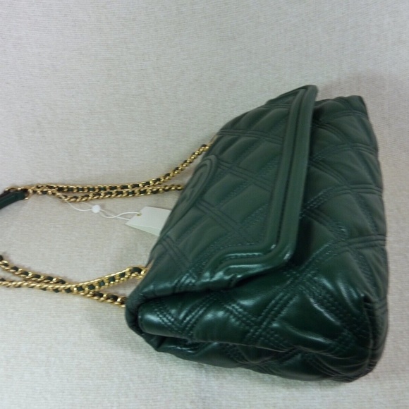 NEW Tory Burch Soft Fleming Norwood Green Convertible Shoulder Bag/Crossbody Bag - Picture 5 of 13